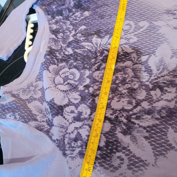 Northern reflections purple long sleeve top - Picture 6 of 7